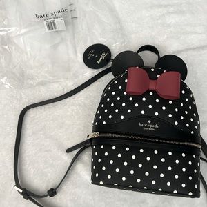 NWT Kate Spade Minnie Mouse backpack